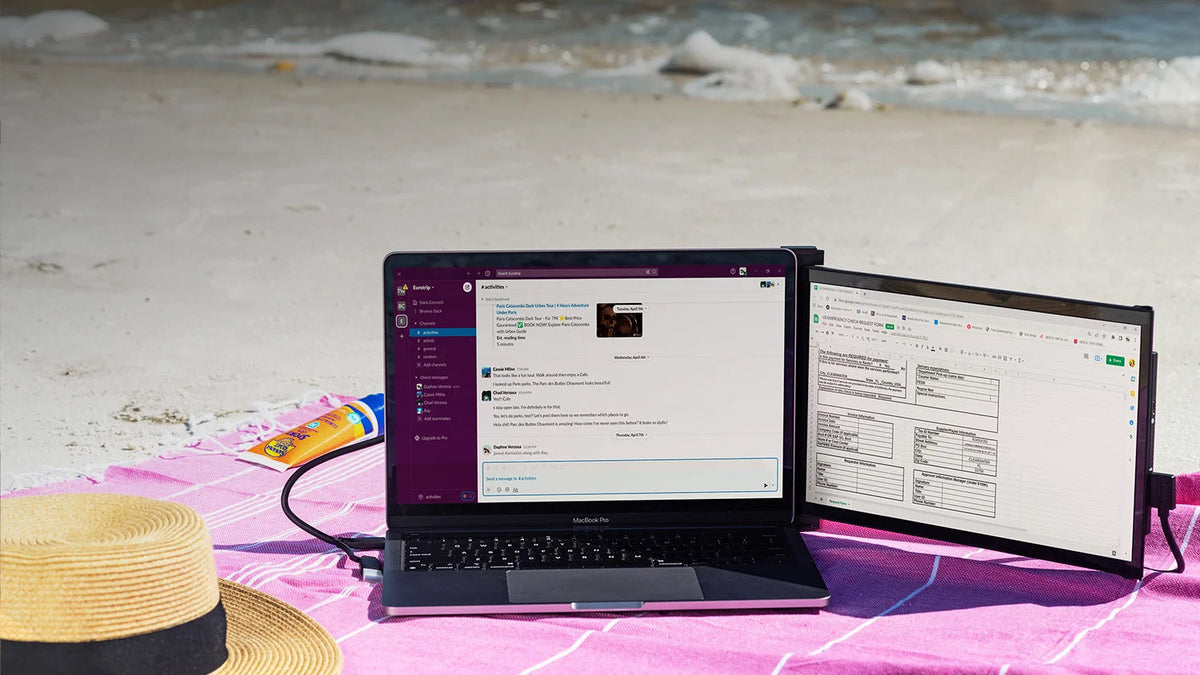 Duex Max Portable Dual monitor for Laptop Work on the go